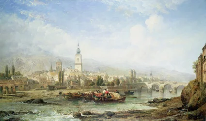 Een uitzicht op Heidelberg