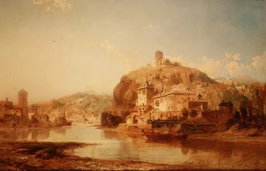 Katz Castle aan de Rijn