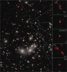 Galaxie Protocluster (NIRCam Beeld)