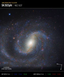 NGC 1637 – Compass-afbeelding