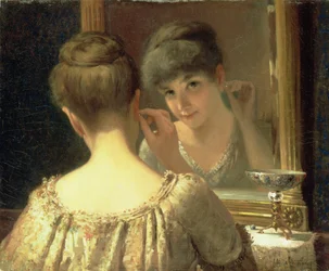 De Kokette, ca. 1885