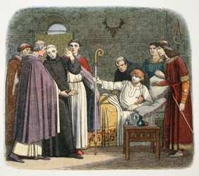 Anselmus benoemd tot Aartsbisschop van Canterbury door Willem II, 1093 1864