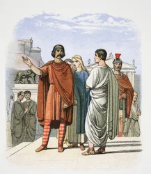 Caractacus in Rome, 52, 1864