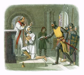 Hubert uit het heiligdom van Boisars gehaald