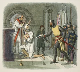 Hubert uit het heiligdom gehaald in Boisars, 1232, uit 