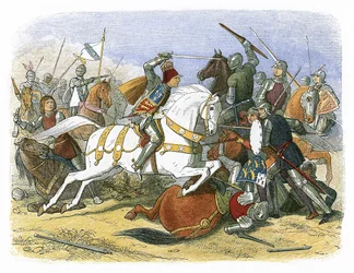 Koning Richard III bij Bosworth Field