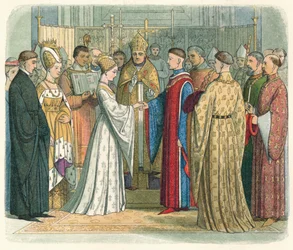 Huwelijk van Hendrik V. en Katherine van Frankrijk, 1420, 1864