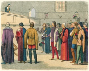 Richard uitgenodigd om de kroon aan te nemen, 1483