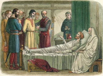 Richard vergeeft de boogschutter die hem neerschoot, 1199 1864