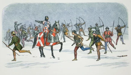 Strategem van Lord Fauconberg bij de Slag om Towton, Yorkshire, 1461 1864