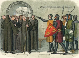 De monniken van Christchurch verdreven, 1209 1864