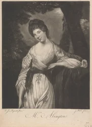 Mevrouw Frances Abington (geboren Barton)