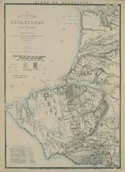 Kaart van de Omgeving van Sebastopol