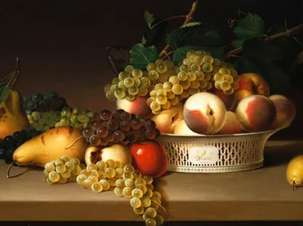 Fruit in een Chinese Mand, 1822