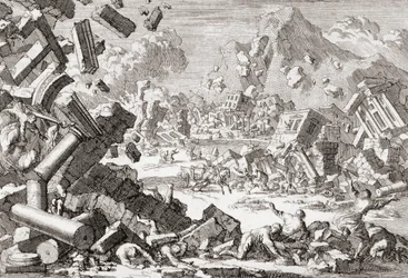 Aardbeving van 1667 in Dubrovnik, Kroatië