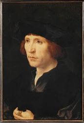 Portret man (schilderij op eikenhout)