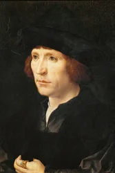 Portret van een man - Jan Gossaert (Gossart, genaamd Mabuse) (ca. 1478-1532), ca. 1527-1530
