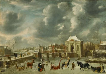 Heiligewegspoort in de winter