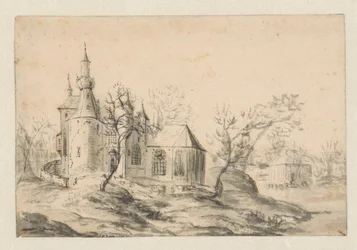 Kerk op een heuveltje