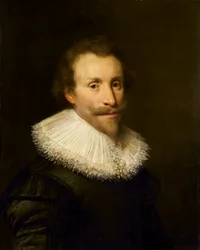 Portret van een man, ca.1630 -1635 (olieverf op paneel)