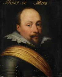 Portret van Daniël de Hertaing, Heer van Marquette, Gouverneur van Oostende