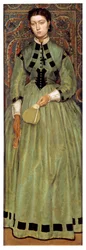 Lucie Leys, dochter van de schilder