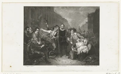 De zelfopoffering van burgemeester Pieter van der Werff, 1574