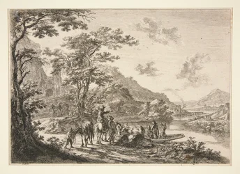 Uitzicht op de Tiber, in de Campagna