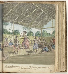 Javaanse pantomime genaamd 