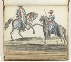 Mallabaarse officier en ruiter