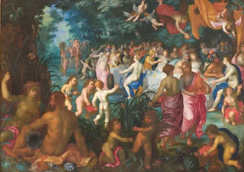 Het huwelijk van Peleus en Thetis
