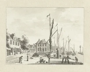 Gezicht te De Lemmer (?)
