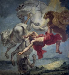De val van Phaeton