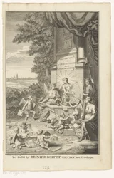 Allegorie op de geschiedenis van Den Haag