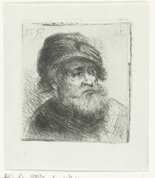 Oude man met tulband