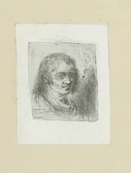 Volwassen man met halflang haar