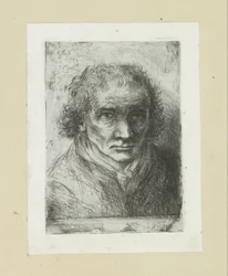 Volwassen man met sjaal