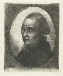 Zelfportret van Jan Chalon