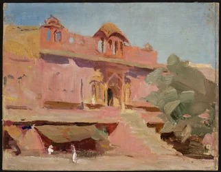 Jaipur - gebouwen. Van een reis naar India