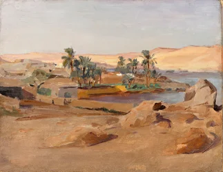 De Nijl bij Aswan. Van een reis naar Egypte
