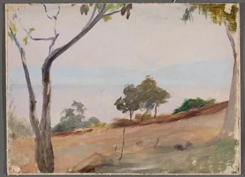 Landschap met bomen. Van een reis naar Constantinopel
