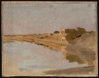 Landschap met water. Van een reis naar India