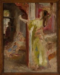 Studie voor het schilderij "Potocka in Bachtsjisaraj"