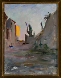 Avond in Bordighera. Van een reis naar Italië