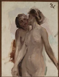 Pools:  Studium do obrazu "Taniec symboliczny" Studie voor het schilderij "Symbolische dans".