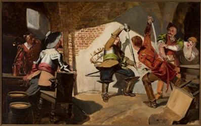 Duel in een taverne