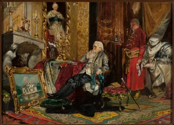 Koning Stanisław August Poniatowski in Petersburg