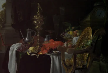 Stilleven: Een banketscène, waarschijnlijk ca. 1640-41