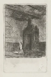 Interieur van een liturgisch gebouw