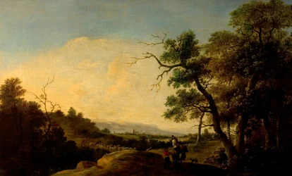 Landschap met figuren